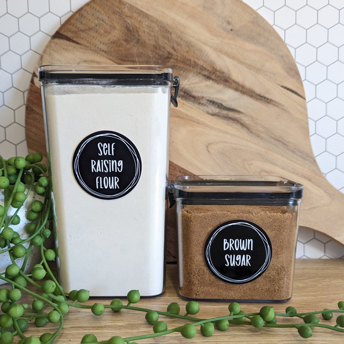 Bundle Pack Label Ultimate Pantry Bundle (108 labels) - Style 6 Black – The Label Place